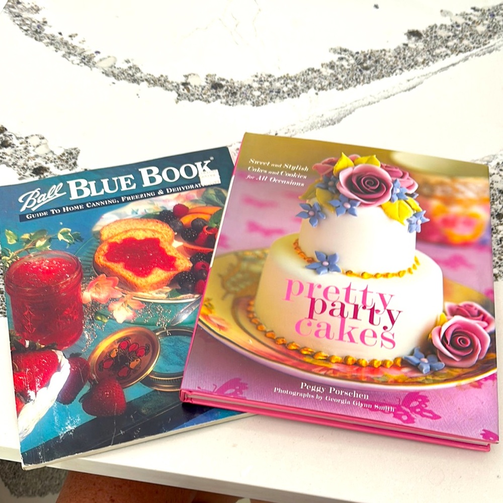 Pretty Party Cakes and Ball Blue Book Set